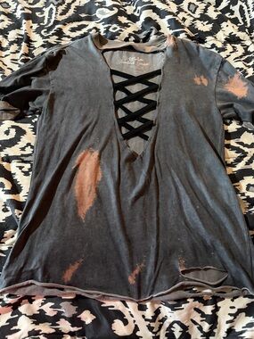 Distressed tee